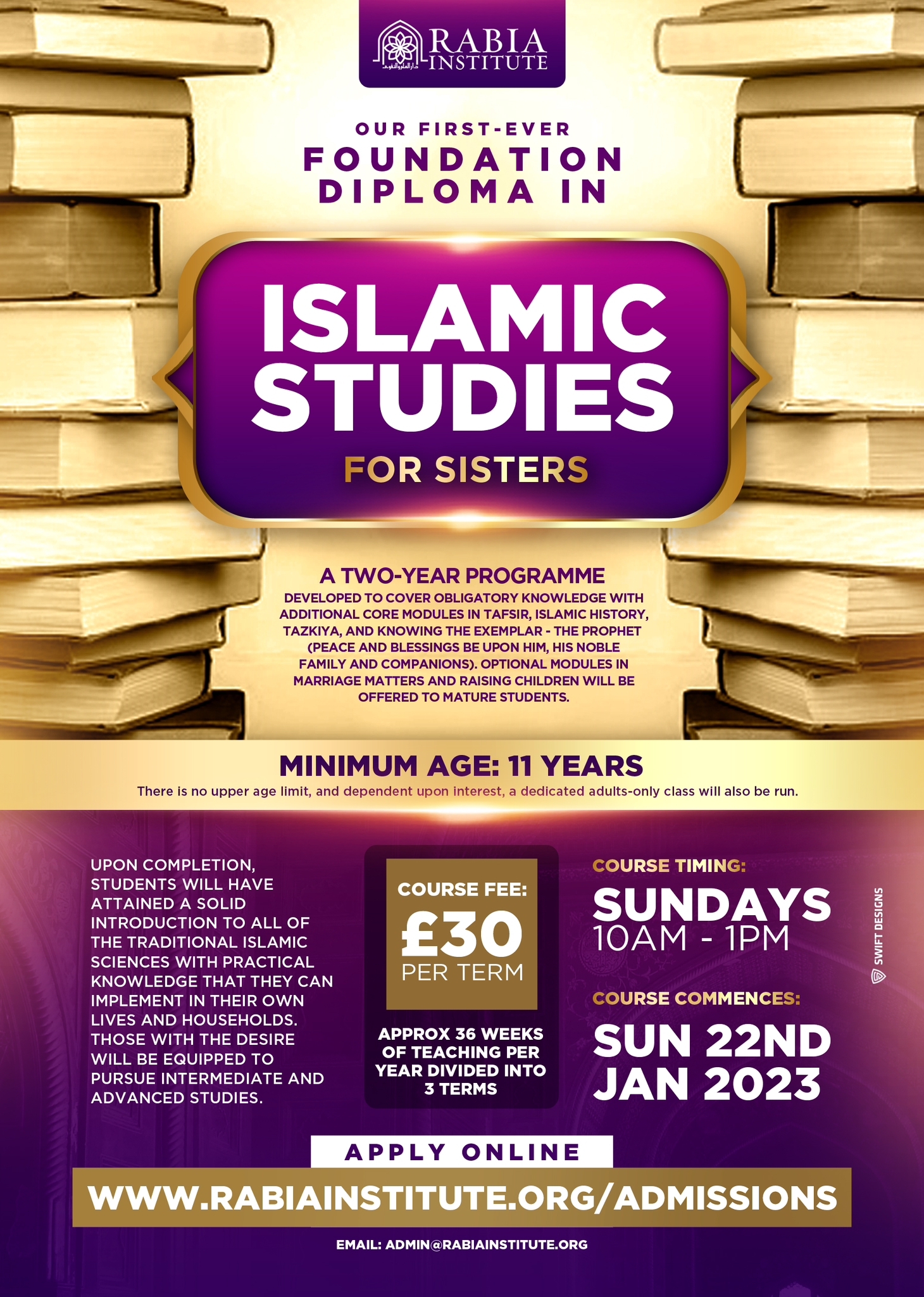 Foundation Diploma in Islamic Studies